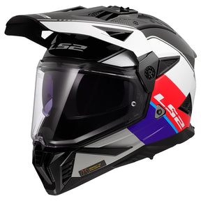 LS2 Blaze II Off-Road Helmet Rally Red/White/Blue 3XL - Driven Powersports