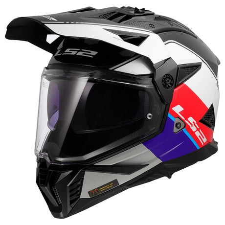 LS2 Blaze II Off-Road Helmet Rally Red/White/Blue 3XL - Driven Powersports