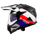 LS2 Blaze II Off-Road Helmet Rally Red/White/Blue 3XL - Driven Powersports