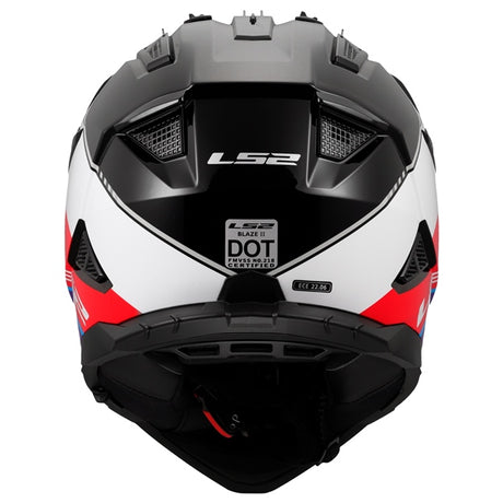 LS2 Blaze II Off-Road Helmet Rally Red/White/Blue 3XL - Driven Powersports