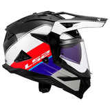 LS2 Blaze II Off-Road Helmet Rally Red/White/Blue 3XL - Driven Powersports