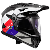 LS2 Blaze II Off-Road Helmet Rally Red/White/Blue 3XL - Driven Powersports