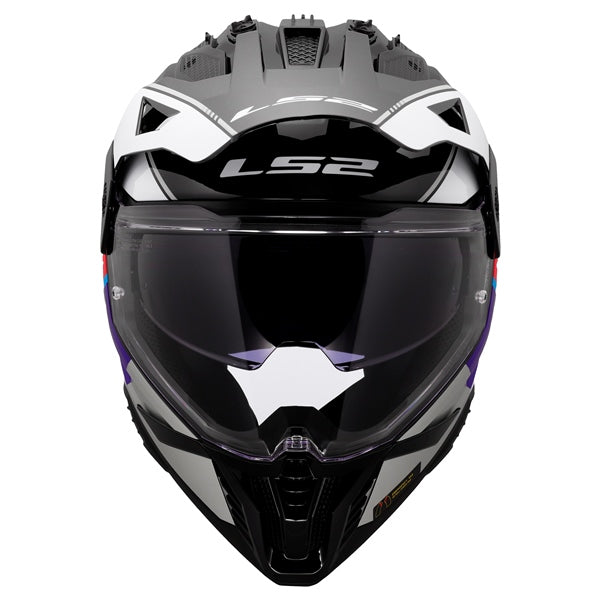 LS2 Blaze II Off-Road Helmet Rally Red/White/Blue 3XL - Driven Powersports