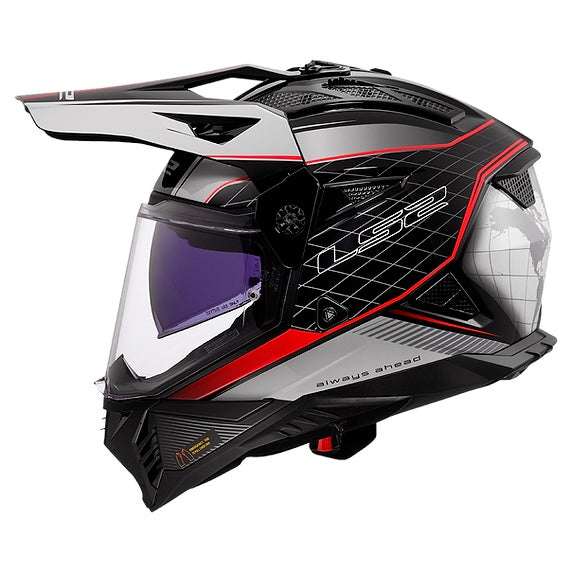 LS2 Blaze II Off-Road Helmet Meridian Black/Light Gray XS - Driven Powersports