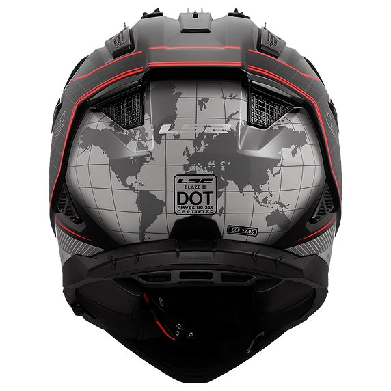 LS2 Blaze II Off-Road Helmet Meridian Black/Light Gray XS - Driven Powersports