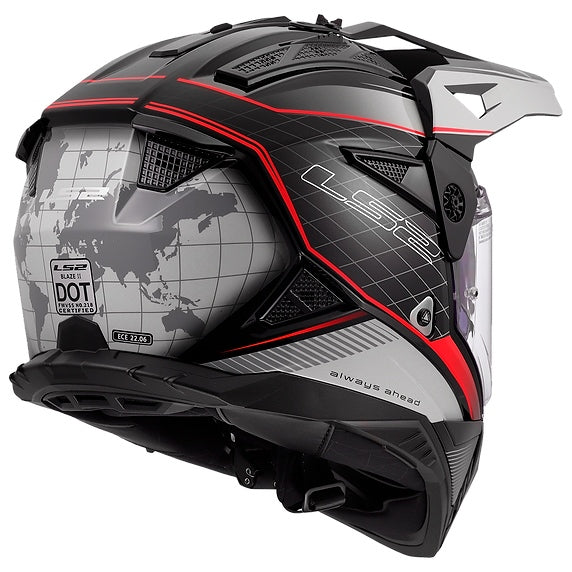 LS2 Blaze II Off-Road Helmet Meridian Black/Light Gray XS - Driven Powersports