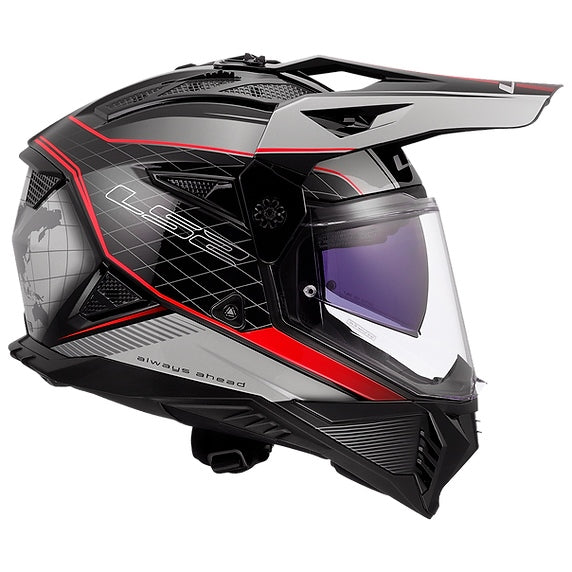 LS2 Blaze II Off-Road Helmet Meridian Black/Light Gray XS - Driven Powersports