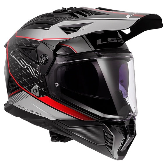 LS2 Blaze II Off-Road Helmet Meridian Black/Light Gray XS - Driven Powersports