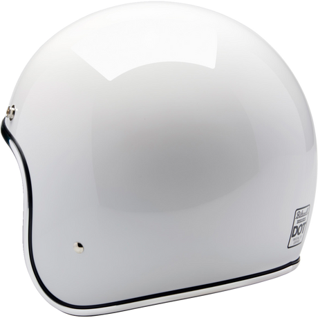 BILTWELL HELMET BONANZA Gloss White Back - Driven Powersports