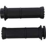 KURYAKYN RIOT GRIPS 82-19 CABLE THROTTLE, ST/ PN 3582 Black Front - Driven Powersports