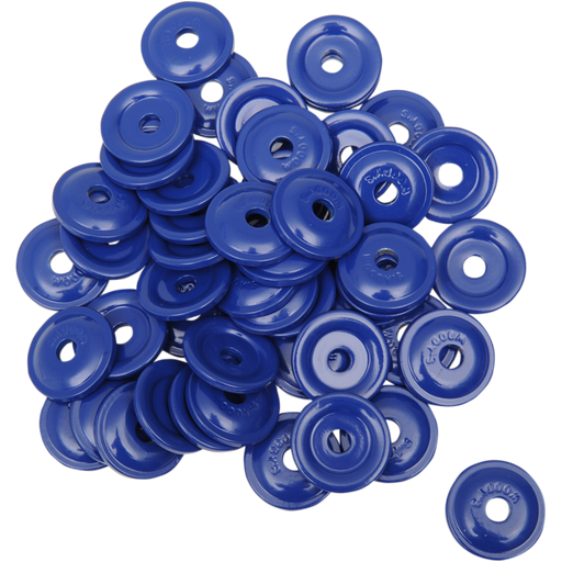 WOODY'S ROUND DIGGER ALUM SUPPORT PLATE 48PC Blue 3/4 Front - Driven Powersports