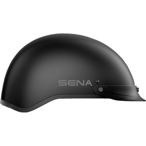SENA CAVALRY-2, MESH HALF HELMET, Matte Black Right Side - Driven Powersports