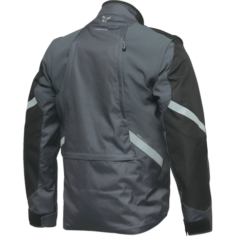 THOR JACKET TERRAIN Charcoal Back - Driven Powersports