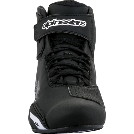 ALPINESTARS SHOE SEKTOR Black/White Front - Driven Powersports