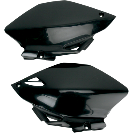 UFO YZF250/450 06-08 SIDE PANELS Black Front - Driven Powersports
