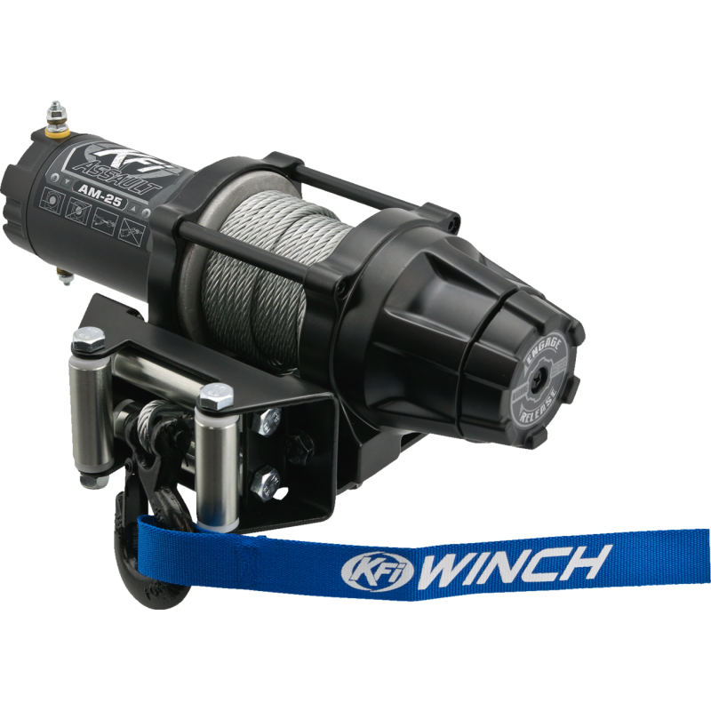 KFI PRODUCTS ASSAULT WINCH - 2500 LB - METAL CABLE Front - Driven Powersports