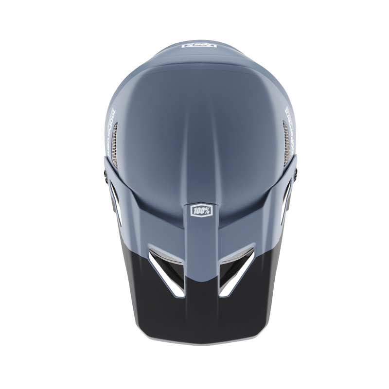 100% STATUS HELMET Drop/Steel Blue Top - Driven Powersports