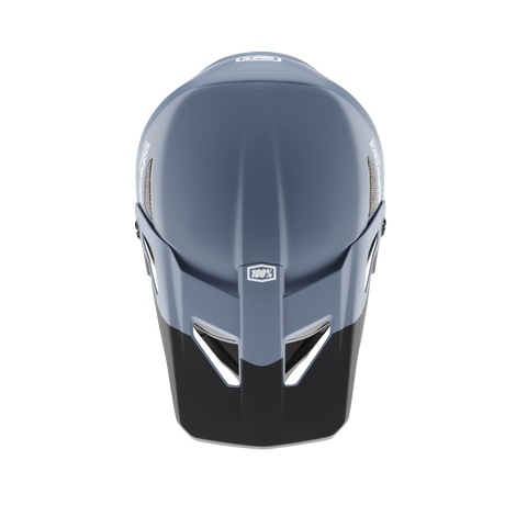 100% STATUS HELMET Drop/Steel Blue Top - Driven Powersports