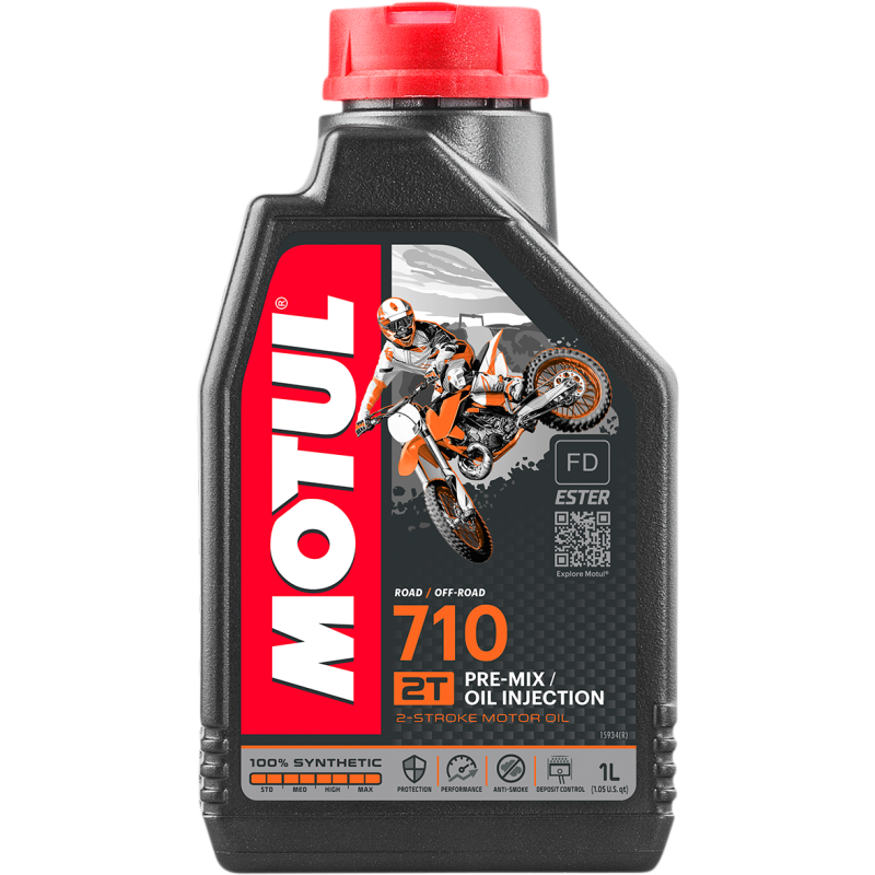 MOTUL 710 2T ESTER ANTI-SMOKE 1L MOTUL Front - Driven Powersports