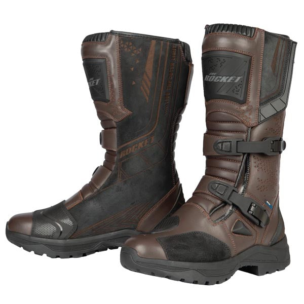 Joe Rocket Ballistic 2.0 Mens Waterproof Adventure Boots Brown 14 Men's - Driven Powersports