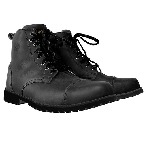 HELGRADE MEN'S REEVES LEATHER BOOTS Black Men's 11 - Driven Powersports
