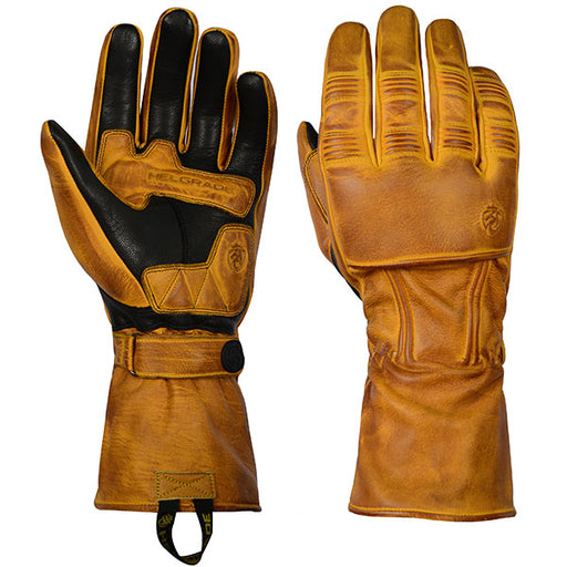 HELGRADE HOPPER WATER RESISTANT LEATHER GLOVES Brown Men's XL - Driven Powersports