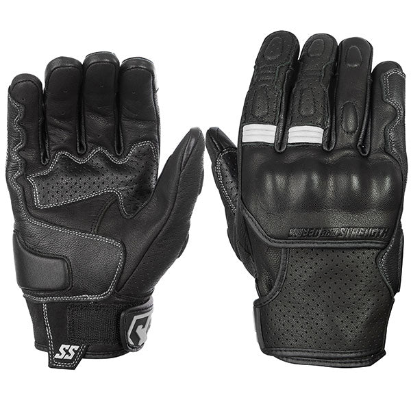 SPEED & STRENGTH MEN'S TWIST OF FATE GLOVES White/Black Men's Small - Driven Powersports