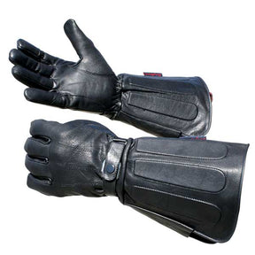 Rockhard MEN'S LONG GAUNTLET GLOVES Black Small Men's - Driven Powersports