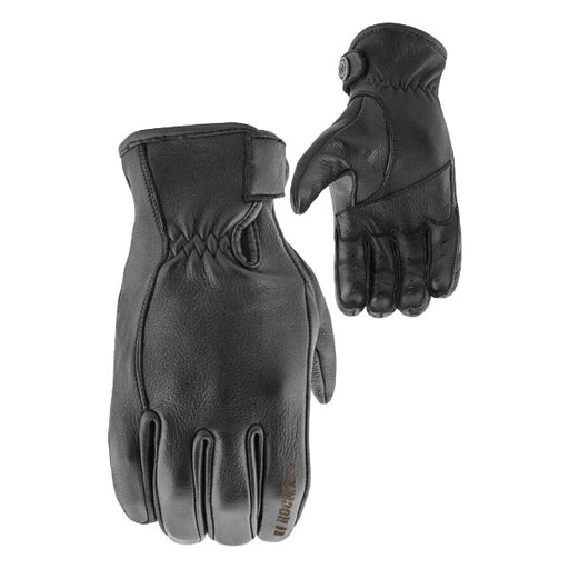 JRC ROCKET 67 LEATHER GLOVES Black Small - Driven Powersports