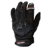 TEKNIC CHICANE STREET GLOVES Black Men's Medium - Driven Powersports