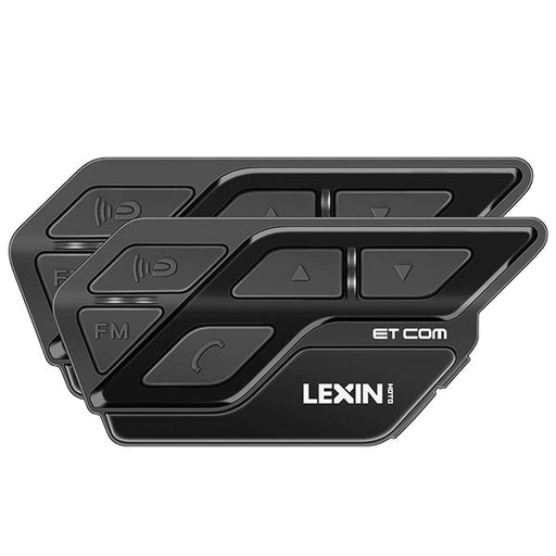 LEXIN ET-COM BLUETOOTH HEADSET - 2-WAY INTERCOM Dual Pack - Driven Powersports