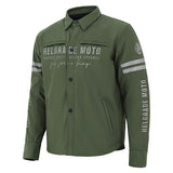 Helgrade Men's Hawke Stretch Poly Moto Shirt Olive 3XL Men's - Driven Powersports