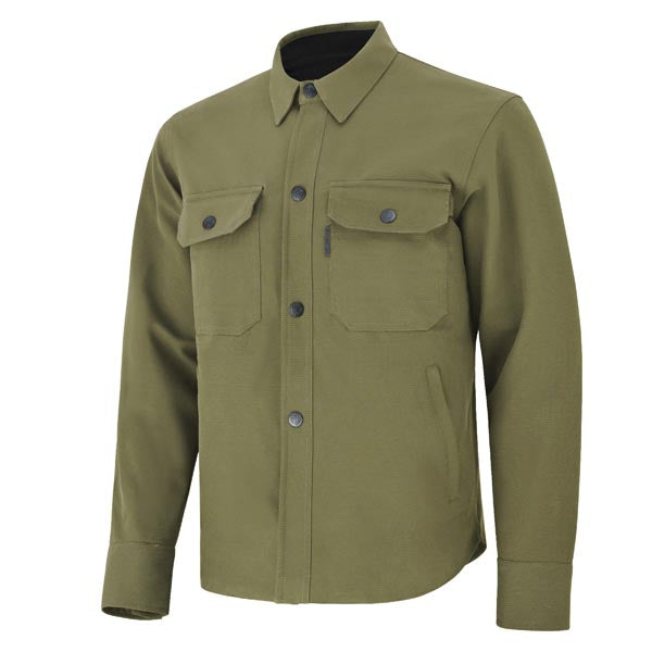 Helgrade Harrison Waterproof Textile Moto Shirt Olive 4XL Men's - Driven Powersports