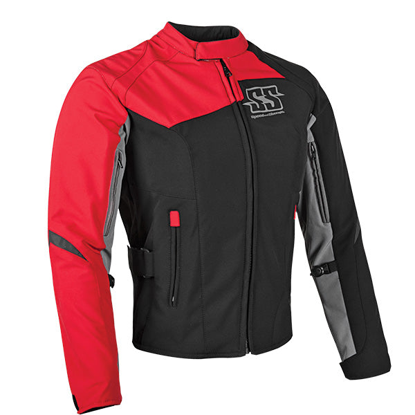 Speed & Strength Speed and Strength Women's Backlash Textile Motorcycle Jacket Red Small - Driven Powersports