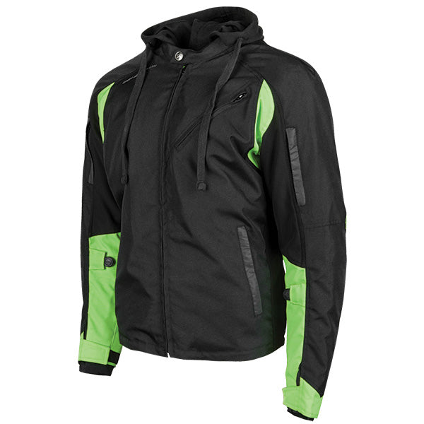Speed & Strength Speed And Strength Men's Fast Forward Textile Motorcycle Jacket High-Visibility/Black 3XL - Driven Powersports