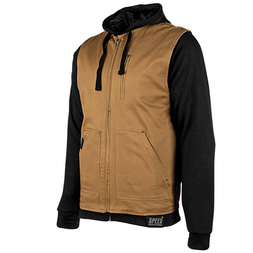SPEED & STRENGTH S&S BIKES ARE IN MY BLOOD VEST/HOODY Brown 3XL - Driven Powersports