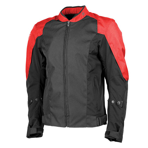 SPEED & STRENGTH MEN'S MOMENT OF TRUTH JACKET Black/Red Men's Small - Driven Powersports
