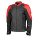 SPEED & STRENGTH MEN'S MOMENT OF TRUTH JACKET Black/Red Men's Small - Driven Powersports