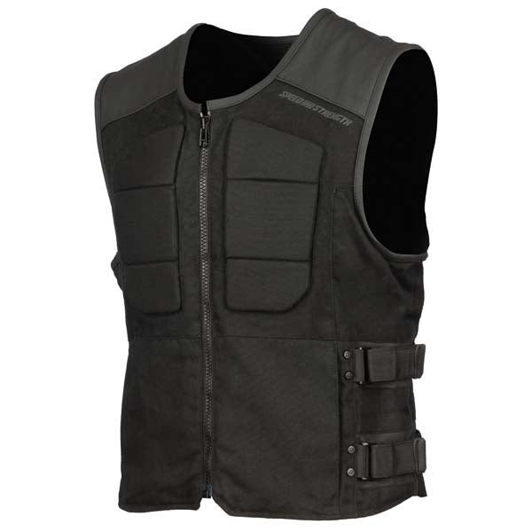 Speed & Strength Mens Ture Grit 2.0 Textile Vest Black 4XL Men's - Driven Powersports