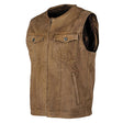 JOE ROCKET JRC MISSION DENIM VEST Brown Small - Driven Powersports