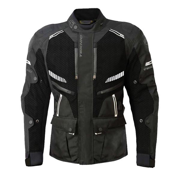 Teknic Terrain Men's Waterproof Textile Jacket Black Medium Men's - Driven Powersports