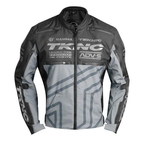 Teknic Traverse Men's Waterproof Textile Jacket Grey/Black 4XL Men's - Driven Powersports