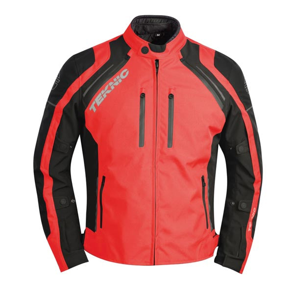 Teknic Domain Men's Waterproof Textile Jacket Red/Black 2XL Men's - Driven Powersports