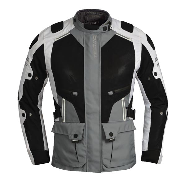 Teknic Terrain Women's Waterproof Textile Jacket White/Black/Grey 2XL Women's - Driven Powersports