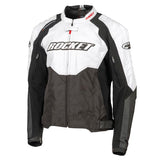 Joe Rocket Speedmaster Mens Leather Jacket White 3XL Men's - Driven Powersports