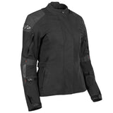Joe Rocket Alter Ego 16 Womens 3-in-1 Convertible Waterproof Textile Jacket Black Plus 3 Women's - Driven Powersports