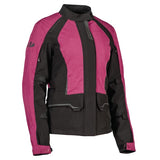 Joe Rocket Alter Ego 16 Womens 3-in-1 Convertible Waterproof Textile Jacket Merlot 2XL Women's - Driven Powersports