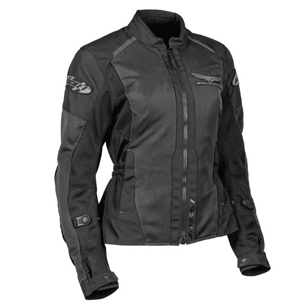 Joe Rocket Honda Goldwing Stratos Womens Mesh Jacket Black Plus 3 Women's - Driven Powersports