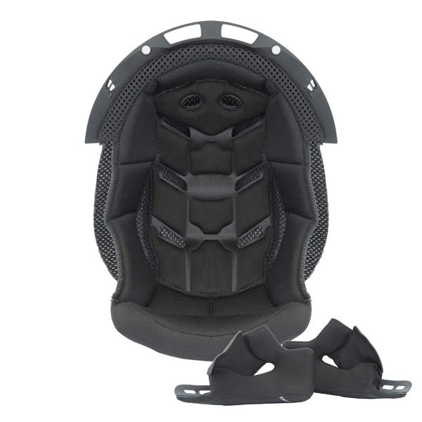 Joe Rocket RKT240 Helmet Replacement Liner Kit (Top+Cheeks) Black 2XL - Driven Powersports