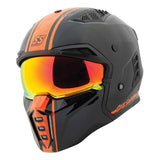 Speed & Strength SS2450 Soul Shaker Streetfighter Helmet Orange 2XL - Driven Powersports